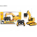 4 Channel Remote Control Excavator Toys with USB for Children